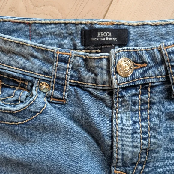 True Religion Women's Boot Cut Jeans - Light Blue - Picture 3 of 7